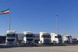 افزایش بسیار چشمگیر حجم مبادلات کامیون های حامل محصولات مرتبط با دامپزشکی از مرز شهرستان درگز 